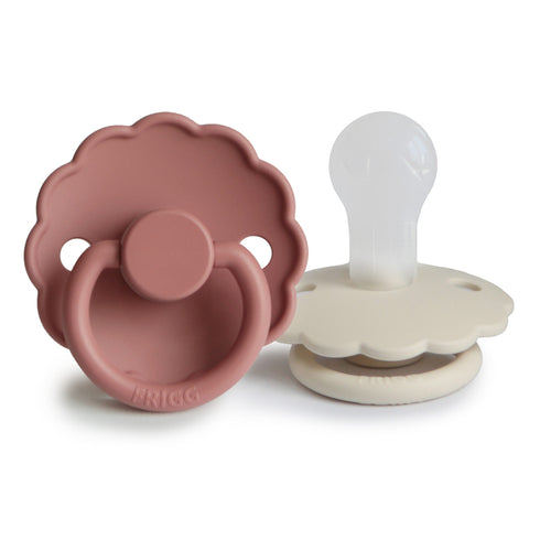 FRIGG Daisy Silicone Baby Pacifier | 2-Pack